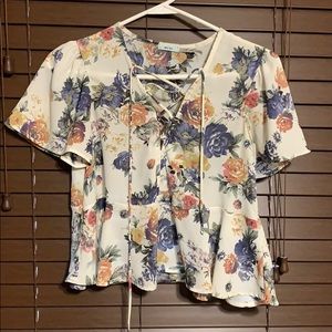 Urban outfitters short sleeve blouse